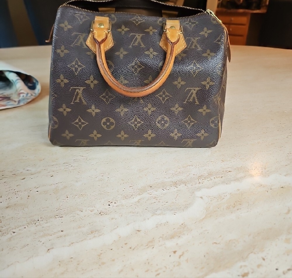 Louis Vuitton Brown Monogram Canvas Speedy 25 - Picture 7 of 11